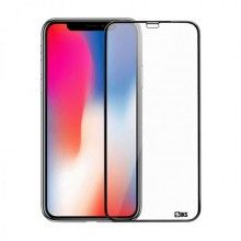 Folie din Sticla SIKS pentru iPhone XS MAX Aplicare Usoara, Anti-Amprenta, Duritate 9H, Transparenta