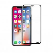 Folie din Sticla SIKS pentru iPhone X, Aplicare Usoara, Anti-Amprenta, Duritate 9H, Transparenta