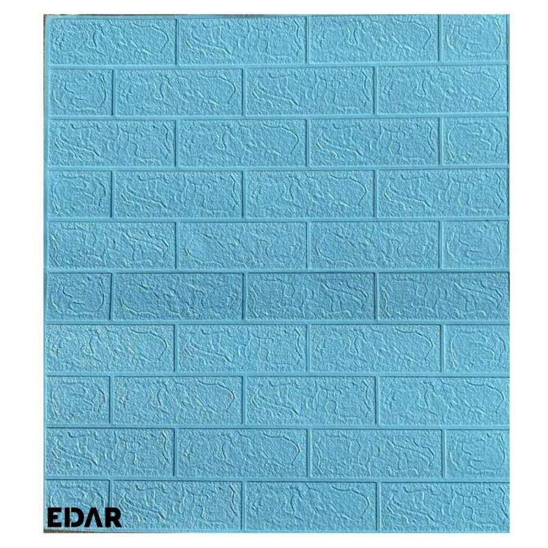 Tapet Autocolant EDAR, Design Caramida 3D, Rezistent La Apa, 70 cm x 77 cm, Desing Modern, Usor De Curatat, Albastru Tapet Autocolant EDAR, Design Caramida 3D, Rezistent La Apa, 70 cm x 77 cm, Desing Modern, Usor De Curatat, Albastru