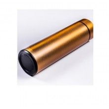 Termos inteligent EDAR cu termometru, capacitate 500 ml, auriu Termos inteligent EDAR cu termometru, capacitate 500 ml, auriu