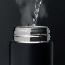 Termos inteligent EDAR cu termometru, capacitate 500 ml, Negru Termos inteligent EDAR cu termometru, capacitate 500 ml, Negru