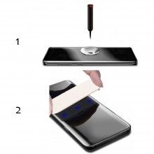 Folie din sticla SIKS cu adeziv UV Digitech Glass pentru Huawei, P40 Pro, lampa UV inclusa, transparenta