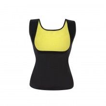Maiou din neopren SIKS perfect pentru slabit, masura S, negru/ galben Maiou din neopren SIKS perfect pentru slabit, masura S, negru/ galben
