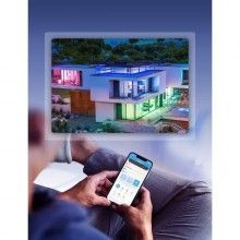 Kit Banda LED EDAR, 5050 RGB, Wireless, Interior IP20, Control Din Telefon sau Telecomanda, Lumina Multicolora, Joc de Lumini...