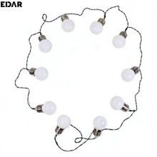 Ghirlanda LED EDAR, 5 M, 20 De Becuri, Interior/Exterior, Multicolor/Alb