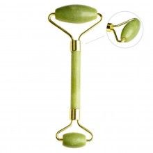 Dispozitiv de infrumusetare pentru masaj facial EDAR, cu accesoriu, piatra de Jad, intinerire a pielii, Verde