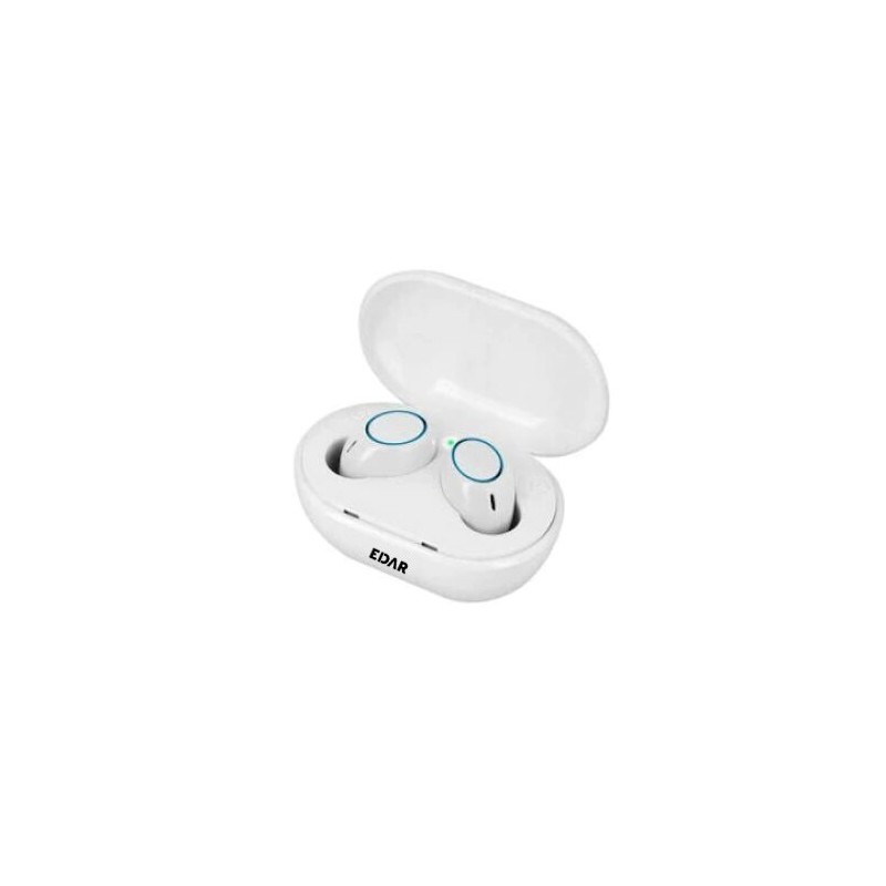 Casti Bluetooth 5.0 EDAR® A1-TWS, compatibile android/Ios, Alb Casti Bluetooth 5.0 EDAR® A1-TWS, compatibile android/Ios, Alb
