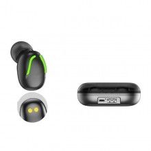 Casti tws EDAR wireless, afisaj led, sunet HD, bluetooth, Negre Casti tws EDAR wireless, afisaj led, sunet HD, bluetooth, Negre