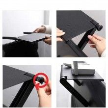 Accesoriu depozitare EDAR, Pentru TV, Monitor Si Suport Laptop, 33 x 16 cm, Negru Accesoriu depozitare EDAR, Pentru TV, Monitor Si Suport Laptop, 33 x 16 cm, Negru