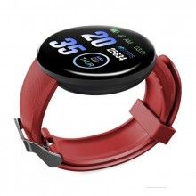 Bratara Fitness EDAR, 1.3inch OLED, Bluetooth 4.0, Monitorizare Tensiune, Puls, Oxigenarea Sangelui, Waterproof IP65, Rosu