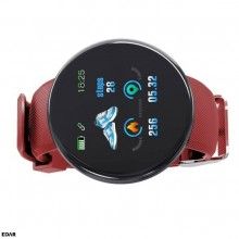 Bratara Fitness EDAR, 1.3inch OLED, Bluetooth 4.0, Monitorizare Tensiune, Puls, Oxigenarea Sangelui, Waterproof IP65, Rosu