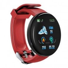 Bratara Fitness EDAR, 1.3inch OLED, Bluetooth 4.0, Monitorizare Tensiune, Puls, Oxigenarea Sangelui, Waterproof IP65, Rosu