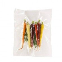 Set 15 x Sac de Vidat SIKS pentru Alimente, Transparent, 23.5 x 15 cm