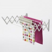Uscator Rufe SIKS din Aluminiu, Extensibil, Prindere pe Perete, Kit Montare Inclus, 5 bare x 60 cm Uscator Rufe SIKS din Aluminiu, Extensibil, Prindere pe Perete, Kit Montare Inclus, 5 bare x 60 cm