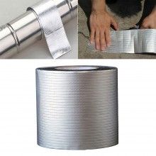 Banda adeziva cu finisaj din aluminiu SIKS®, rezistenta la apa, aderenta sporita, 20cm x 5m Banda adeziva cu finisaj din aluminiu SIKS®, rezistenta la apa, aderenta sporita, 20cm x 5m