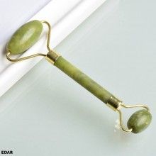 Dispozitiv de infrumusetare pentru masaj facial SIKS, piatra de Jad, intinerire a pielii, Verde