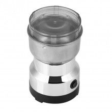 Rasnita Pentru Cafea EDAR, Electrica, 100g, 200 W, Din Otel Inoxidabil, Argintiu/Negru Rasnita Pentru Cafea EDAR, Electrica, 100g, 200 W, Din Otel Inoxidabil, Argintiu/Negru