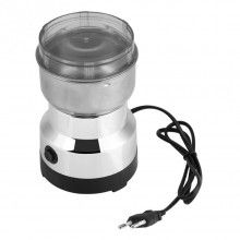 Rasnita Pentru Cafea EDAR, Electrica, 100g, 200 W, Din Otel Inoxidabil, Argintiu/Negru Rasnita Pentru Cafea EDAR, Electrica, 100g, 200 W, Din Otel Inoxidabil, Argintiu/Negru