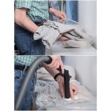 Sac de vidat SIKS® pentru haine si lenjerii, transparent, 70x100 Sac de vidat SIKS® pentru haine si lenjerii, transparent, 70x100