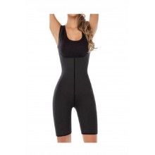 Costum modelator corporal SIKS, pentru femei, material neopren, marime XXXL, negru