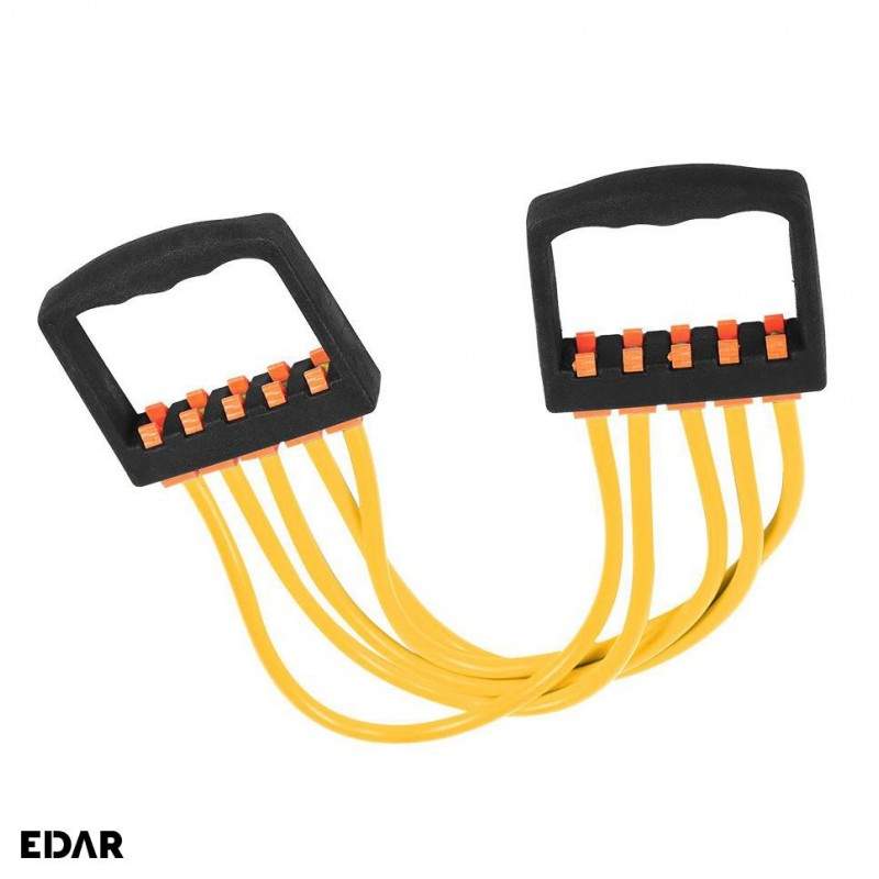 Extensor cu 5 Corzi EDAR, Pentru Fitness, Antebrat, Brate, Piept, Biceps, Consolidarea musculaturii, Antrenamente, Cauciuc, G... Extensor cu 5 Corzi EDAR, Pentru Fitness, Antebrat, Brate, Piept, Biceps, Consolidarea musculaturii, Antrenamente, Cauciuc, G...