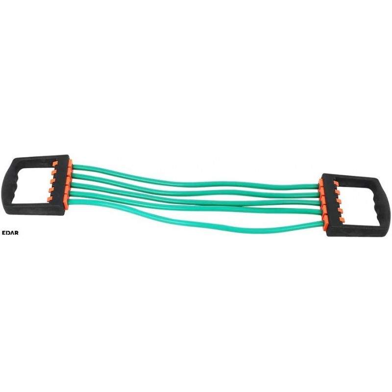 Extensor cu 5 Corzi EDAR, Pentru Fitness, Antebrat, Brate, Piept, Biceps, Consolidarea musculaturii, Antrenamente, Cauciuc, V...