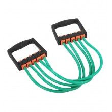 Extensor cu 5 Corzi EDAR, Pentru Fitness, Antebrat, Brate, Piept, Biceps, Consolidarea musculaturii, Antrenamente, Cauciuc, V...