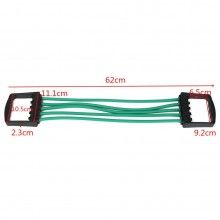 Extensor cu 5 Corzi EDAR, Pentru Fitness, Antebrat, Brate, Piept, Biceps, Consolidarea musculaturii, Antrenamente, Cauciuc, V...