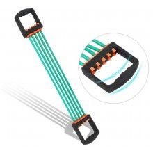 Extensor cu 5 Corzi EDAR, Pentru Fitness, Antebrat, Brate, Piept, Biceps, Consolidarea musculaturii, Antrenamente, Cauciuc, V...