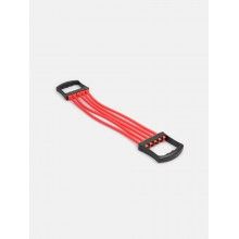 Extensor cu 5 Corzi EDAR, Pentru Fitness, Antebrat, Brate, Piept, Biceps, Consolidarea musculaturii, Antrenamente, Cauciuc, Rosu