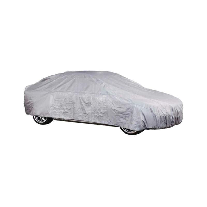 Husa Auto EDAR, Tip Prelata Impermeabila Masina, Protectie Impotriva Prafului, Ploii si Razelor UV, Gri, XL