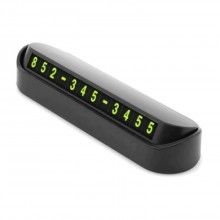 Suport afisaj SIKS® pentru numar telefon, parcare temporara, cu clapeta de inchdere, fixare pe bord