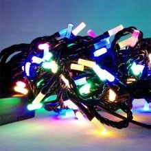Instalatie de Craciun SIKS, Ghirlanda Luminoasa 8 m, Led-uri Cilindru, Liniara Multicolora, 100 Leduri Instalatie de Craciun SIKS, Ghirlanda Luminoasa 8 m, Led-uri Cilindru, Liniara Multicolora, 100 Leduri