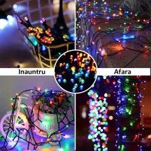 Instalatie De Craciun Liniara SIKS, 40 m, 500 LED-uri, Cu 8 jocuri de lumini, Pentru Exterior/Interior, Fir Verde Inchis, Mul... Instalatie De Craciun Liniara SIKS, 40 m, 500 LED-uri, Cu 8 jocuri de lumini, Pentru Exterior/Interior, Fir Verde Inchis, Mul...