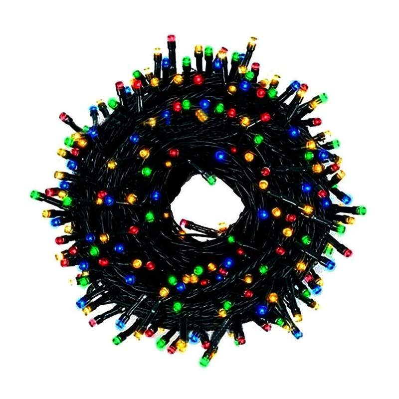 Instalatie De Craciun Liniara SIKS, 40 m, 500 LED-uri, Cu 8 jocuri de lumini, Pentru Exterior/Interior, Fir Verde Inchis, Mul... Instalatie De Craciun Liniara SIKS, 40 m, 500 LED-uri, Cu 8 jocuri de lumini, Pentru Exterior/Interior, Fir Verde Inchis, Mul...