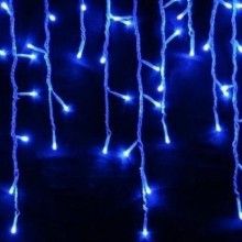 Instalatie De Craciun SIKS Model Turturi, 5 m, 100 Led-uri, Cu 8 jocuri de lumini, Franjuri, Pentru Exterior/Interior, Fir Al...