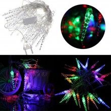 Sir Lumini Colorate SIKS, 6 m, Fir Transparent LED Tip Turturi De Gheata, 40 LED, Multicolor Sir Lumini Colorate SIKS, 6 m, Fir Transparent LED Tip Turturi De Gheata, 40 LED, Multicolor