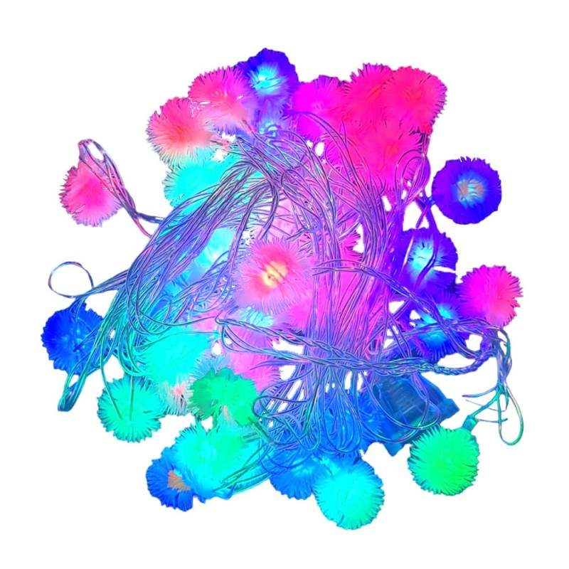 Sir Lumini Colorate SIKS, 6 m, Fir Transparent, LED Tip Ciulini, 40 LED, Multicolor Sir Lumini Colorate SIKS, 6 m, Fir Transparent, LED Tip Ciulini, 40 LED, Multicolor