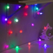 Sir Lumini Colorate SIKS, 6 m, Fir Transparent, LED Tip Ciulini, 40 LED, Multicolor Sir Lumini Colorate SIKS, 6 m, Fir Transparent, LED Tip Ciulini, 40 LED, Multicolor