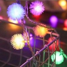 Sir Lumini Colorate SIKS, 6 m, Fir Transparent, LED Tip Ciulini, 40 LED, Multicolor Sir Lumini Colorate SIKS, 6 m, Fir Transparent, LED Tip Ciulini, 40 LED, Multicolor