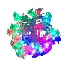 Sir Lumini Colorate SIKS, 6 M, Fir Transparent LED Tip Braduti, 40 LED, Multicolor