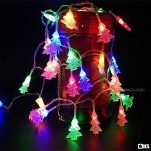 Sir Lumini Colorate SIKS, 6 M, Fir Transparent LED Tip Braduti, 40 LED, Multicolor