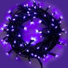 Instalatie De Craciun LED EDAR, Liniara Interior/Exterior, Rola 15m, 200 De Becuri, Mov