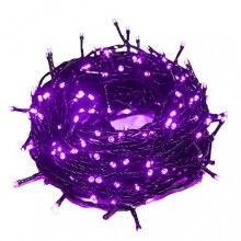 Instalatie De Craciun LED EDAR, Liniara Interior/Exterior, Rola 15m, 200 De Becuri, Mov