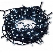 Instalatie De Craciun LED EDAR, Liniara Interior/Exterior, Rola 20m, 300 De Becuri, Alb Rece