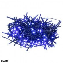 Instalatie De Craciun LED EDAR, Liniara Interior/Exterior, Rola 20m, 300 De Becuri, Albastru