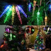 Sir Lumini Colorate EDAR, LED Tip Turturi De Gheata, Fir Transparent, Lungime 6m, 40 LED, Multicolor Sir Lumini Colorate EDAR, LED Tip Turturi De Gheata, Fir Transparent, Lungime 6m, 40 LED, Multicolor