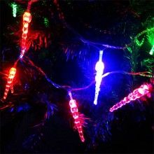 Sir Lumini Colorate EDAR, LED Tip Turturi De Gheata, Fir Transparent, Lungime 6m, 40 LED, Multicolor Sir Lumini Colorate EDAR, LED Tip Turturi De Gheata, Fir Transparent, Lungime 6m, 40 LED, Multicolor
