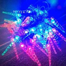 Sir Lumini Colorate EDAR, LED Tip Turturi De Gheata, Fir Transparent, Lungime 6m, 40 LED, Multicolor Sir Lumini Colorate EDAR, LED Tip Turturi De Gheata, Fir Transparent, Lungime 6m, 40 LED, Multicolor