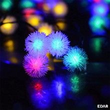 Sir Lumini Colorate EDAR, LED Tip Ciulini, Fir Transparent, Lungime 6m, 40 LED, Multicolor